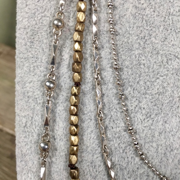 Lucky Brand Jewelry - Lucky Brand multi chain bead long layered necklace